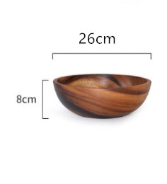 Kitchen Natural Wooden Bowl