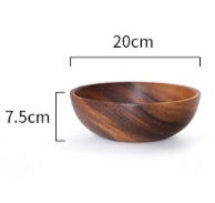 Kitchen Natural Wooden Bowl