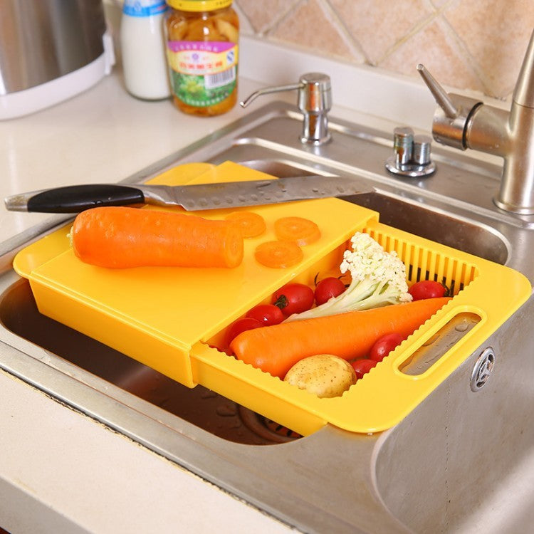 Multifunction Chopping Blocks Sinks Drain Basket